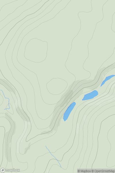 Thumbnail image for Highside Hill [Firth of Forth to the River Tweed] [NT662735] showing contour plot for surrounding peak